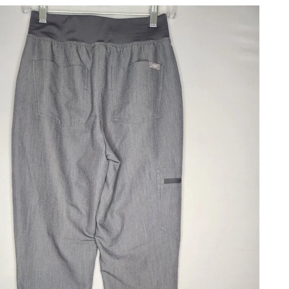 Figs Woman's Zamora Jogger Scrub Pants‎ XS Gray Hospital Uniform